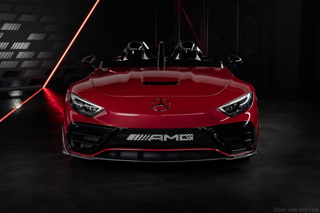 2024 / Concept Mercedes-AMG PureSpeed / Exterieurfarbe Le Mans Rot & graphitgrau Metallic2024 / Concept Mercedes-AMG PureSpeed / exterieur color Le Mans red & graphitgrey metallic