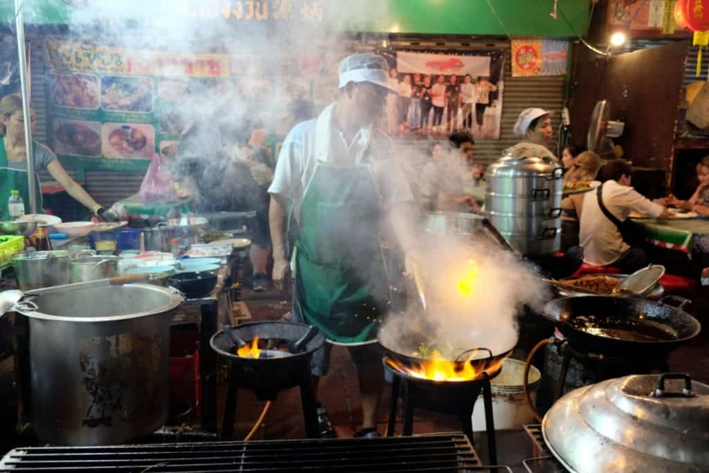 Open Air Kitchen Bangkok Chinatown 