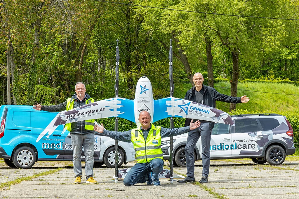 German Copters DLS Dresden Transportwege