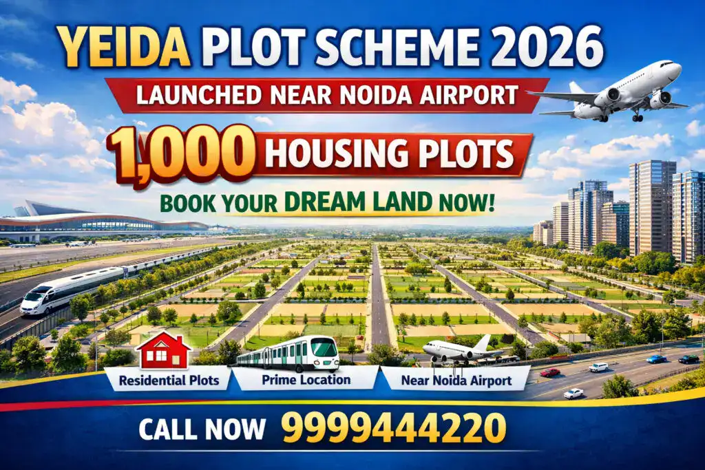 Yeida housing plot scheme 2026 invest in 1000 prime