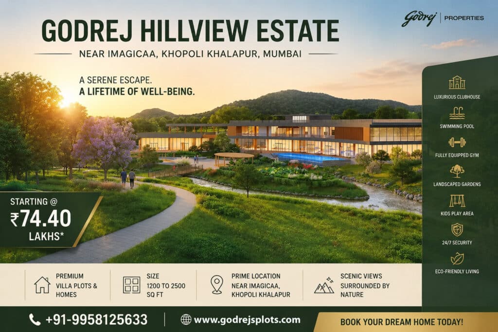 Godrej hillview estate plots khopoli mumbai