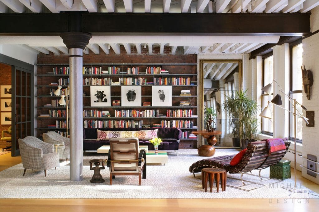 eclectic-home-library-1024x683 eclectic-home-library-1024x683 ecletic living rooms 51 Eclectic Living Rooms With Tips And Ideas To Help You Decorate Yours eclectic home library 1024x683