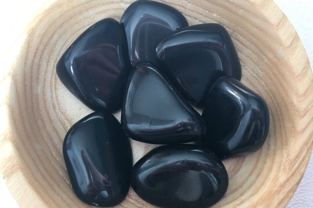 Spiral Crystals UK - Obsidian Tumblestone