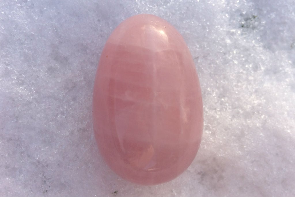 Spiral Crystals - Rose Quartz Egg