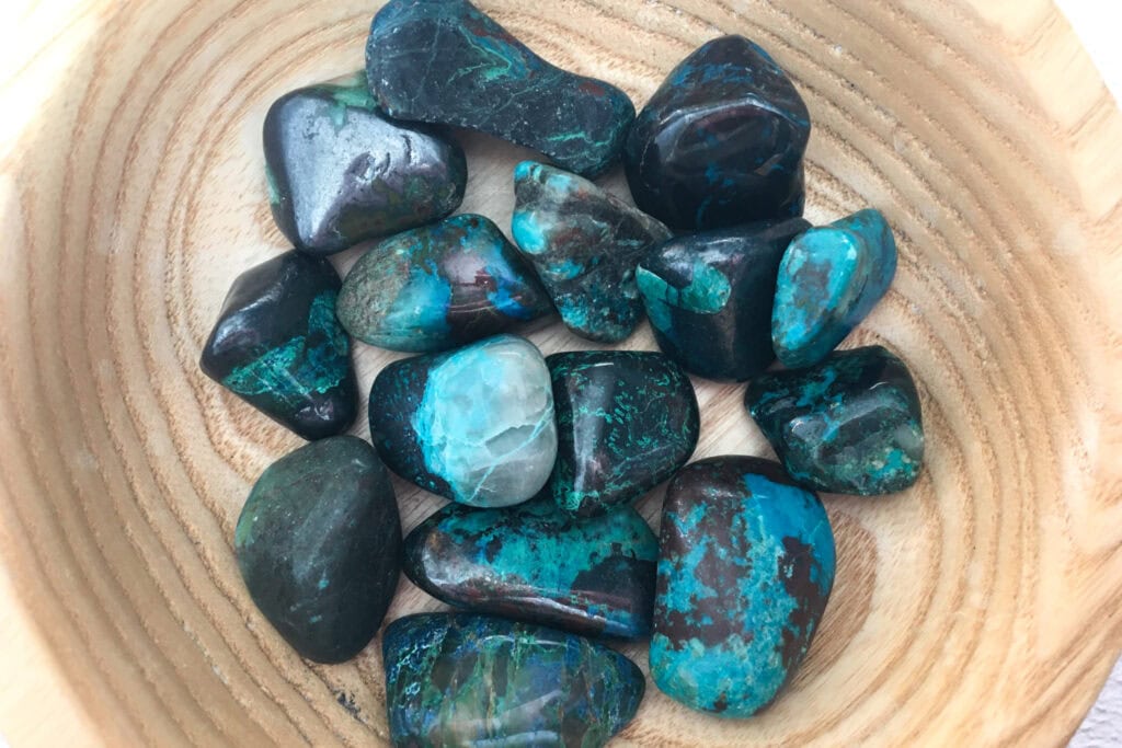 Spiral Crystals UK - Chrysocolla Tumblestone