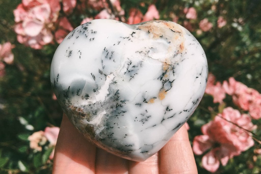 Spiral Crystals UK - Dendritic Agate Heart