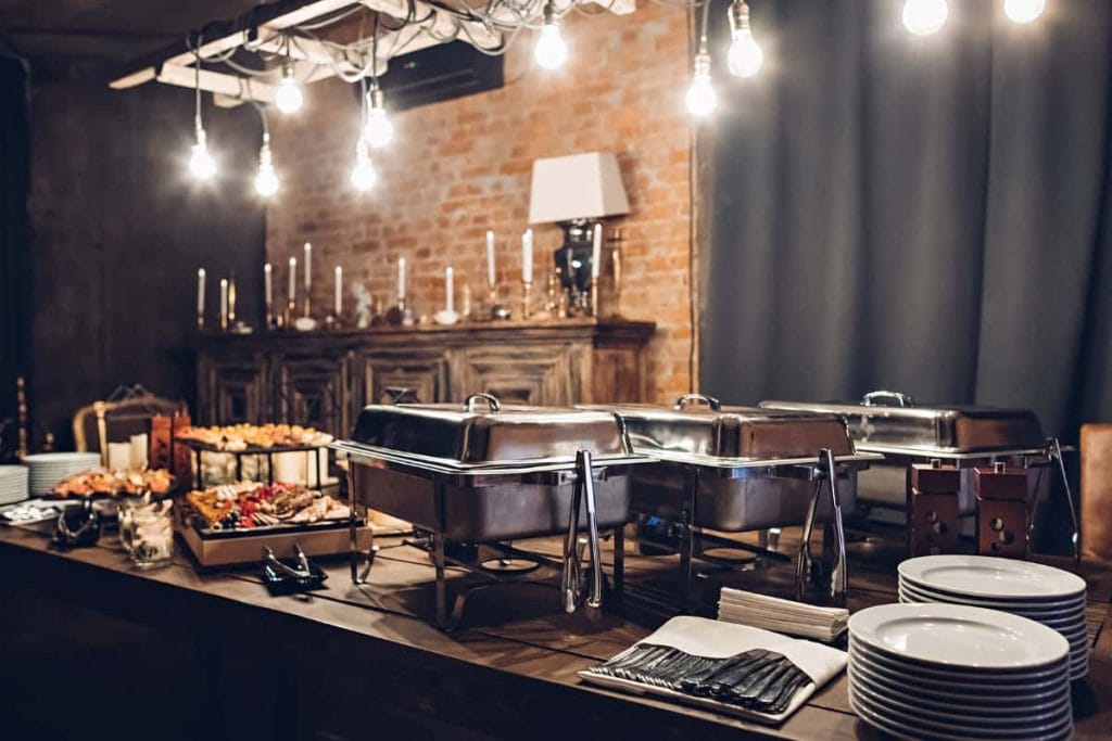 Funciones del servicio de catering