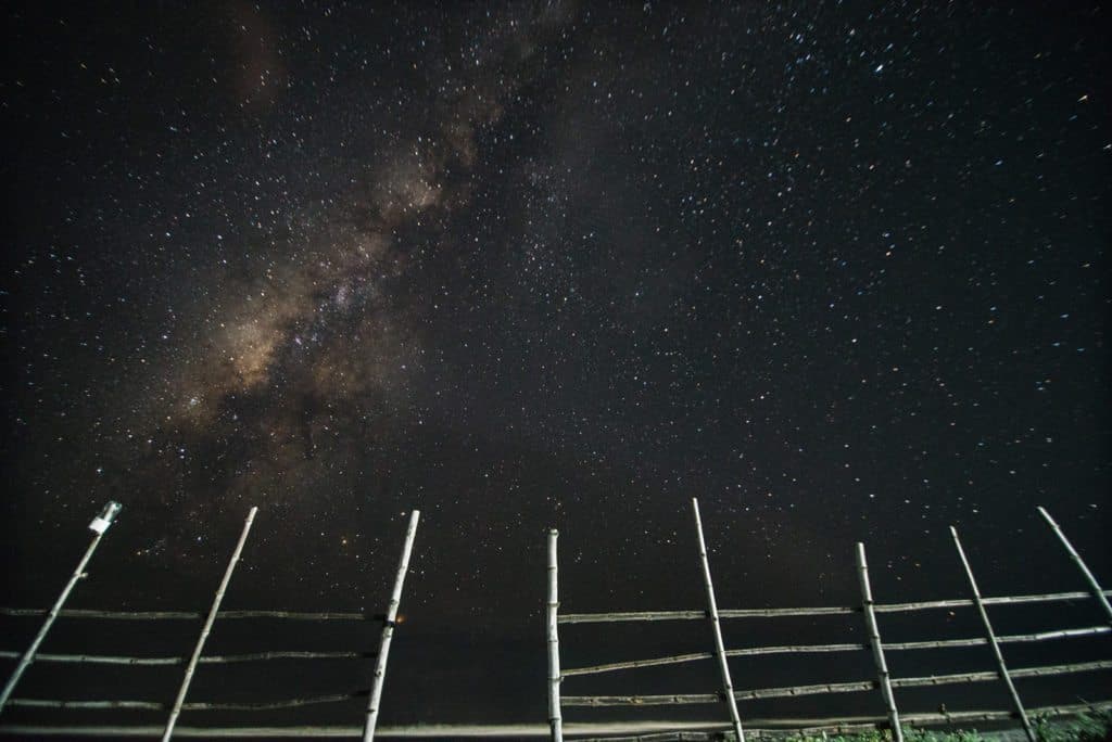 wedding fireworks alternative: starlight