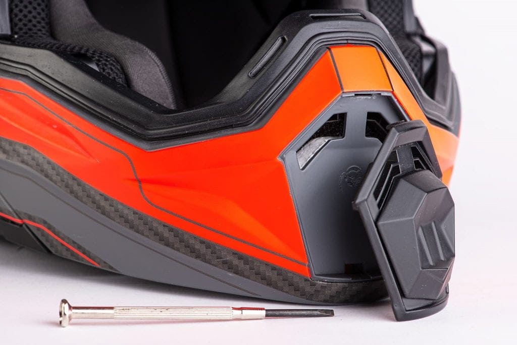 Lüftungsklappe entfernen Scorpion EXO ADX-1.