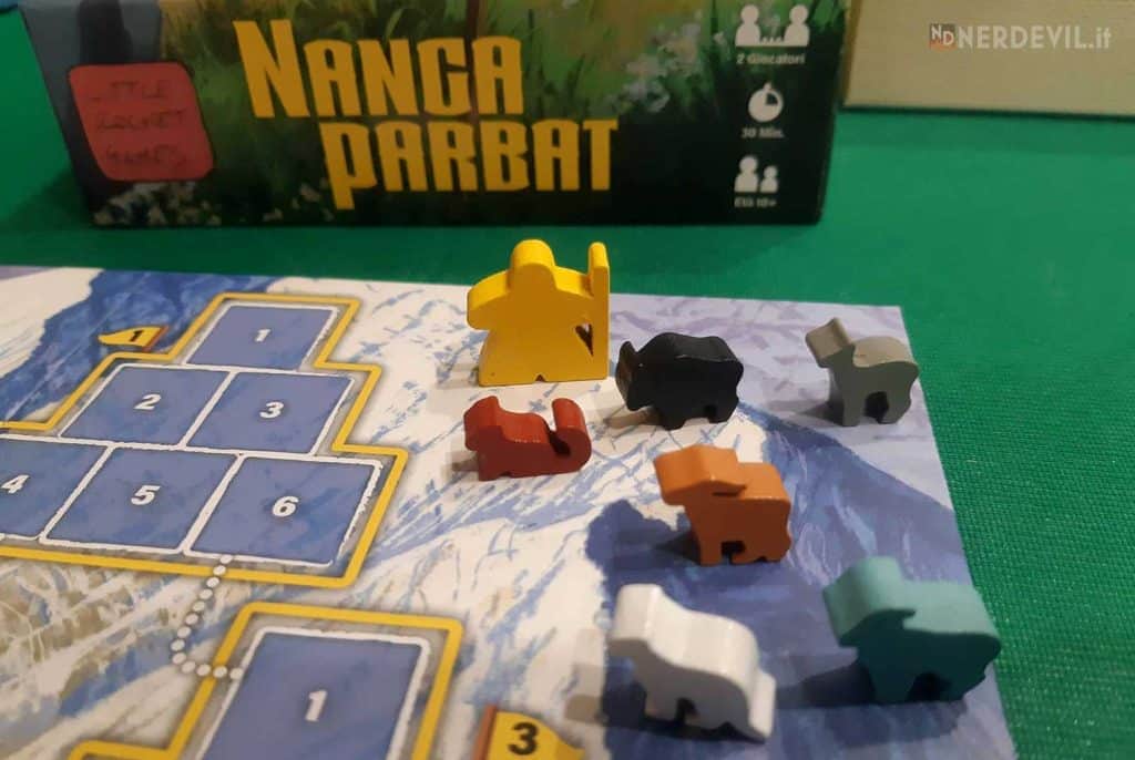 nanga parbat gioco materiali meeple