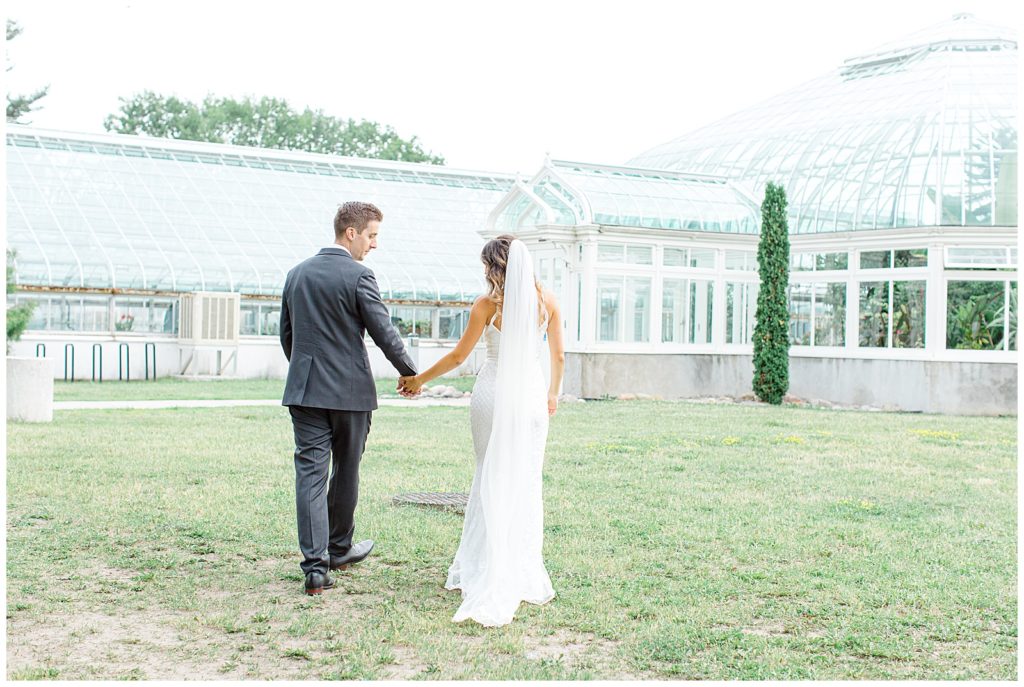 Tropical Greenhouse- Bride and Groom Portraits - Grey Loft Studio - Ottawa Wedding Photographer & Videographer -Light and Airy - Kanata, Westboro, Orleans - Luxury, Genuine, Affordable Photography.