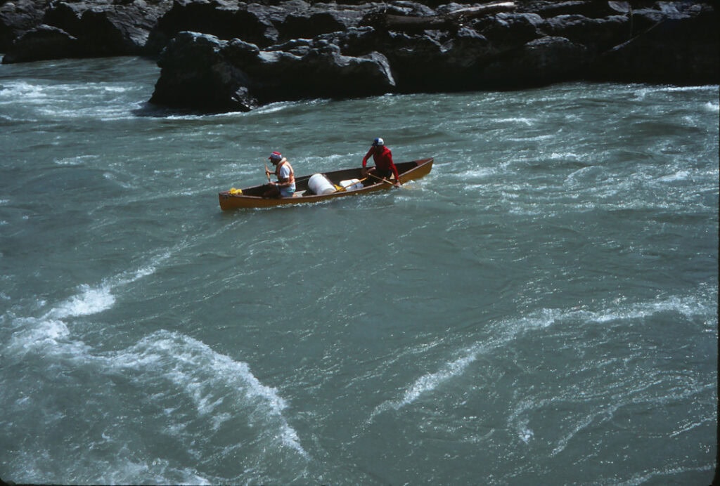 Paddling the Cromwell Gorge, Clutha River, New Zealand