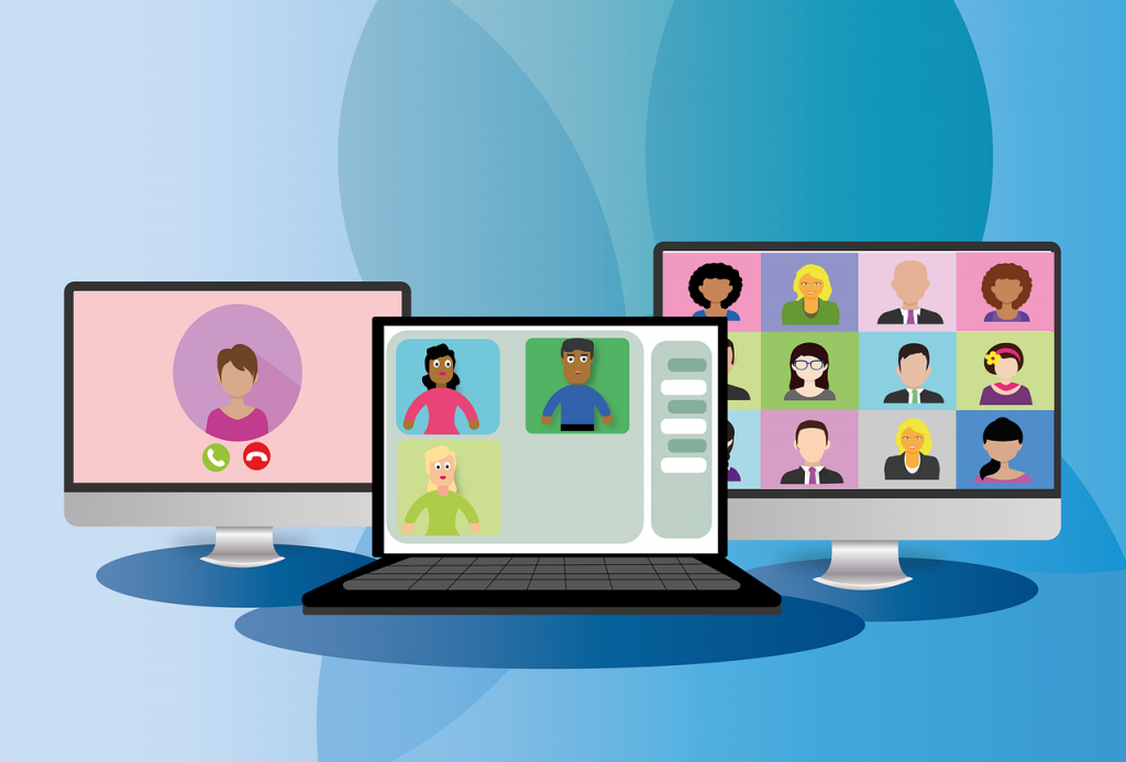 video conference, online meeting, teleconference