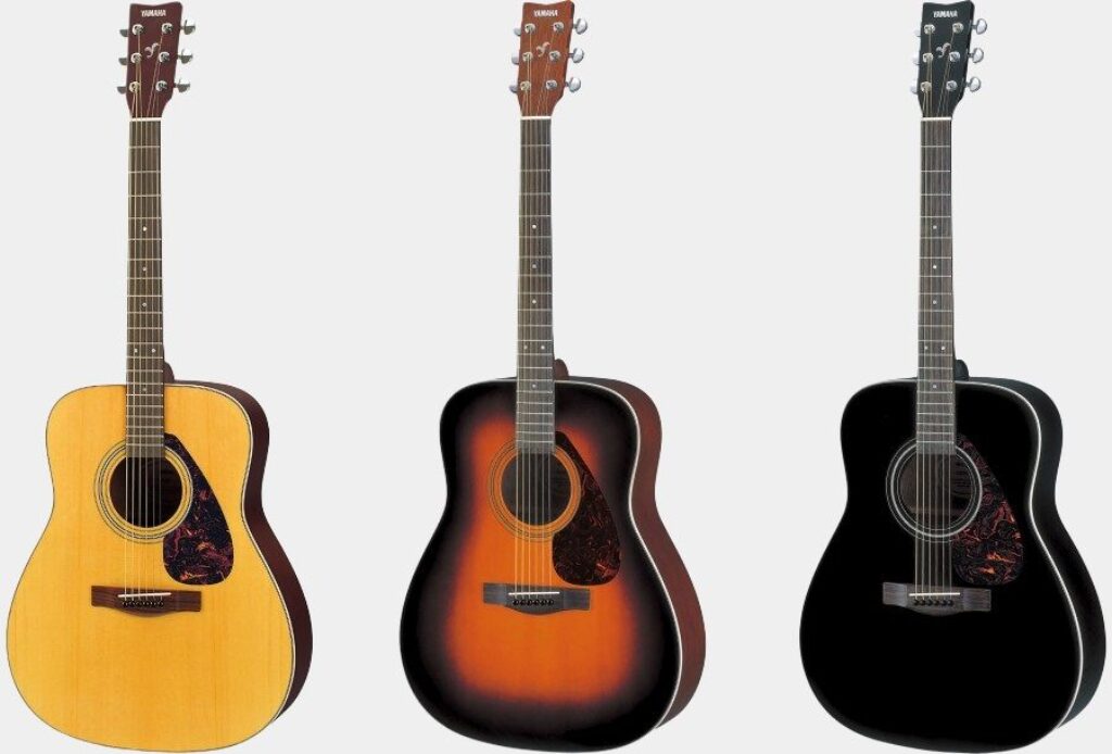 Présentation de la gamme complète de la Yamaha F370