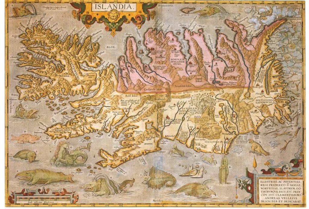 IJsland 1590 Ortelius