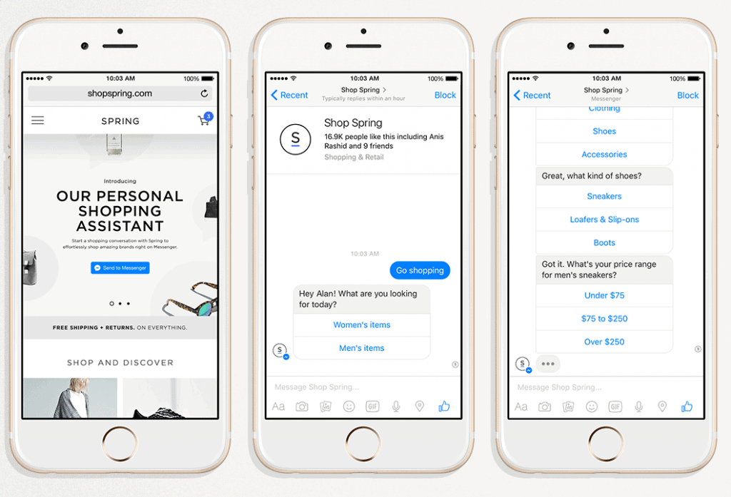 facebook chatbots for brands