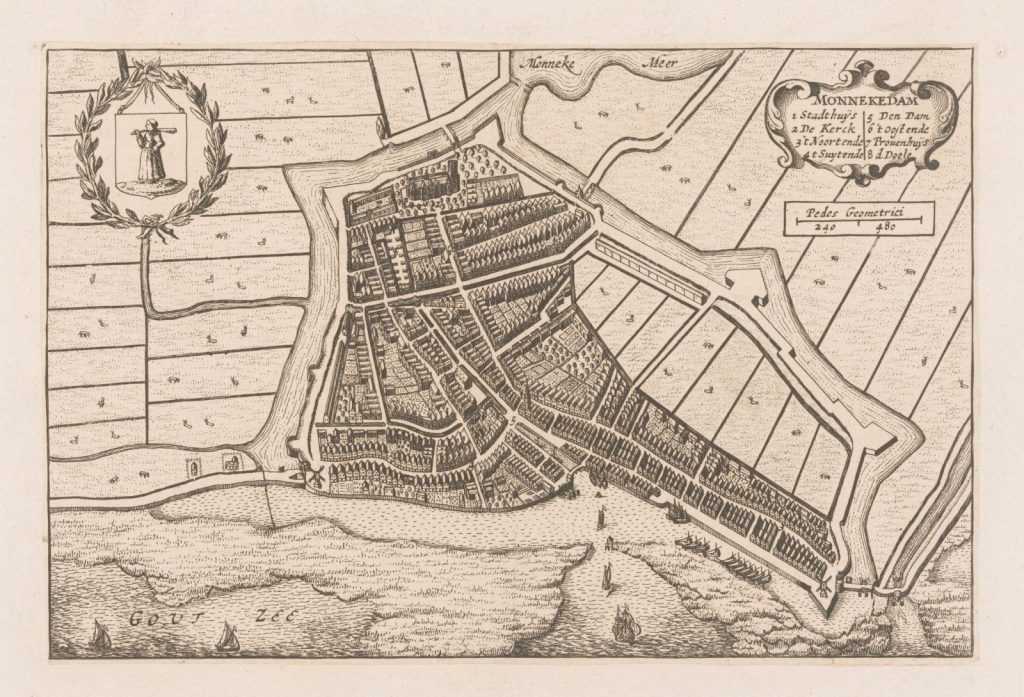 Monnickendam 1649 Blaeu