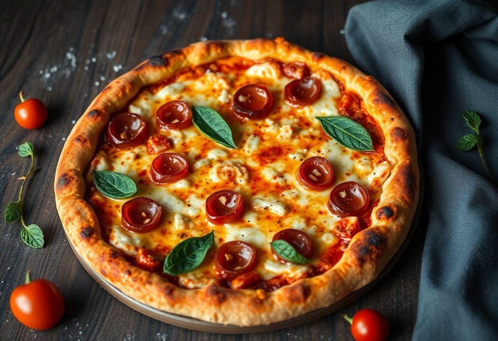 Pizza de Couve Flor Low Carb