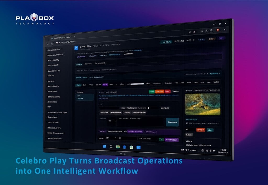 Celebro Play Turns Broadcast Operations into One Intelligent Workflow