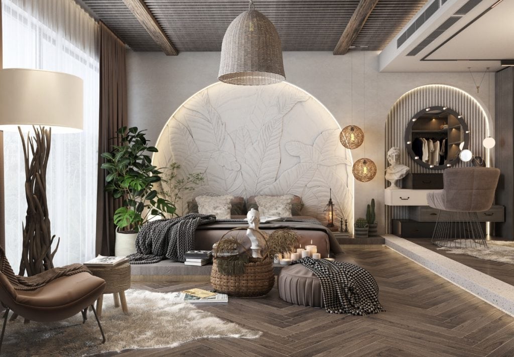 boho-glam-bedroom-1024x712 boho-glam-bedroom-1024x712 boho bedrooms 51 Boho Bedrooms With Ideas, Tips And Accessories To Help You Design Yours boho glam bedroom 1024x712