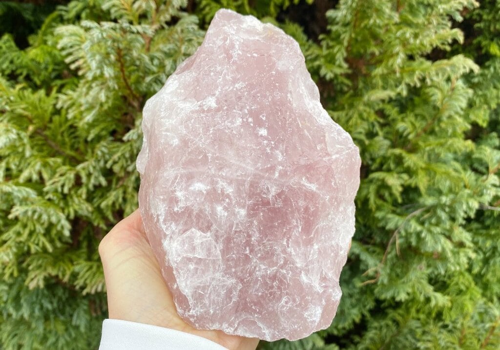 Spiral Crystals UK - Rose Quartz Rough Large