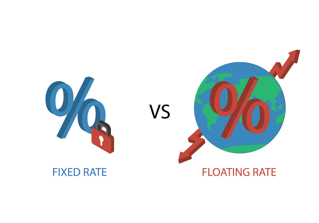Comparison of fixed and floating home loan interest rates