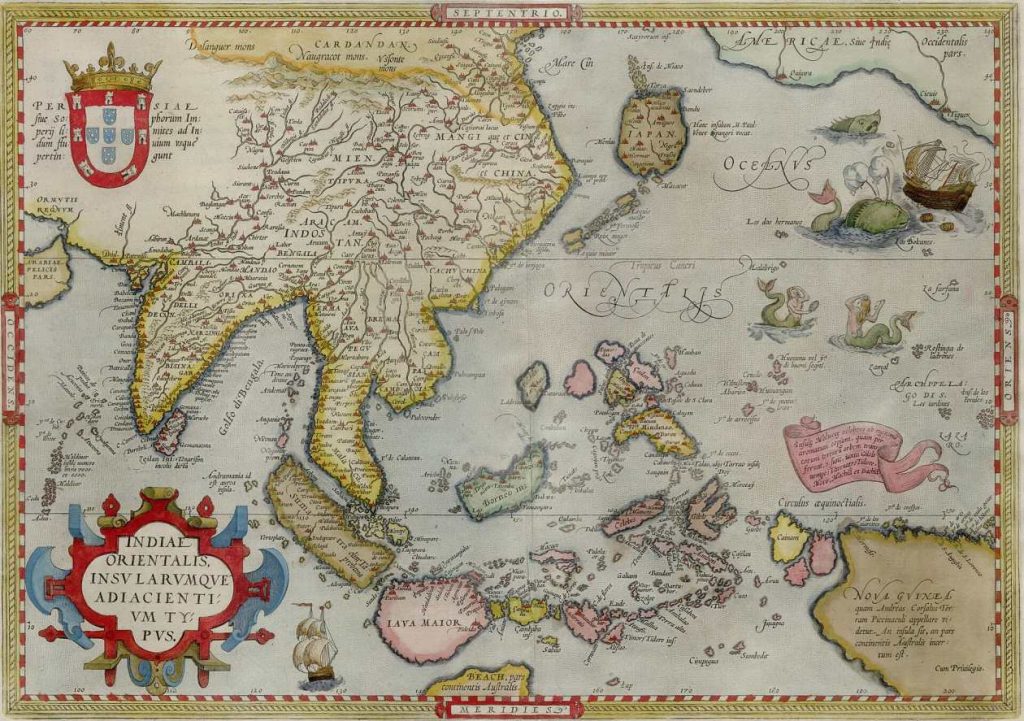 Oost-Indië 1579 Ortelius