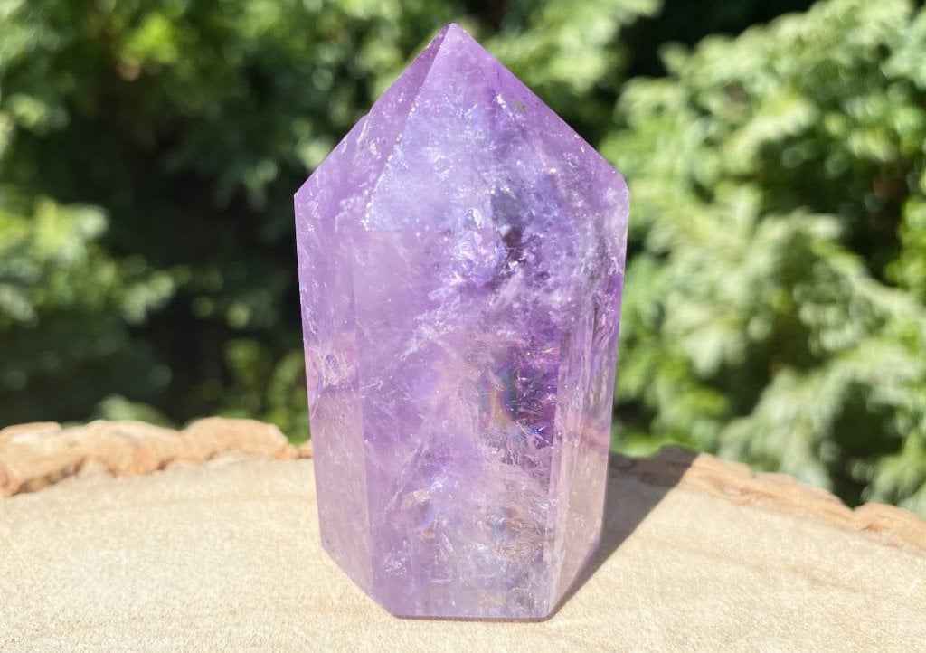 Spiral Crystals UK - Amethyst Tower Small