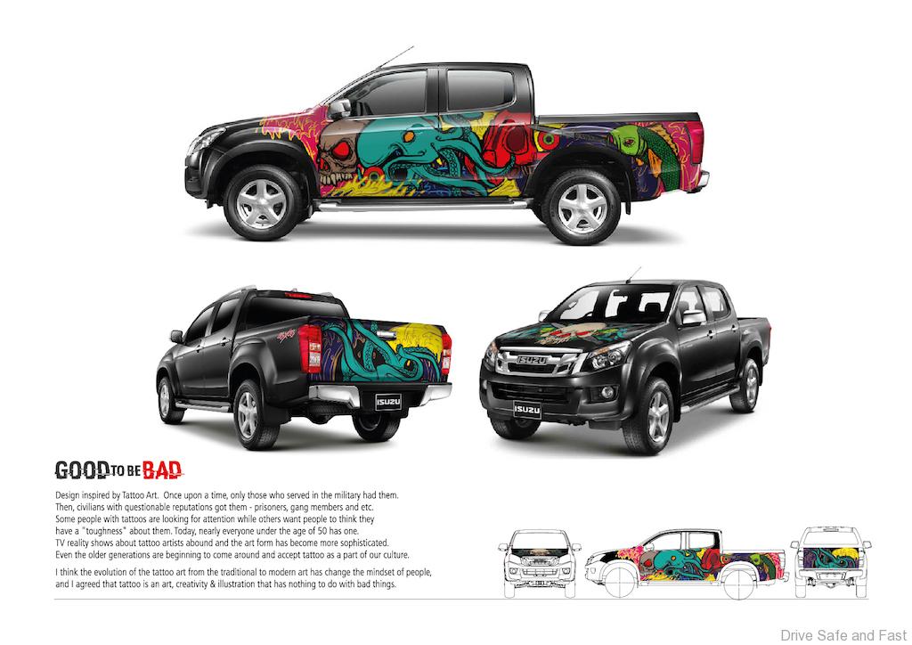 ISUZU_D-MAX_Line Drawing
