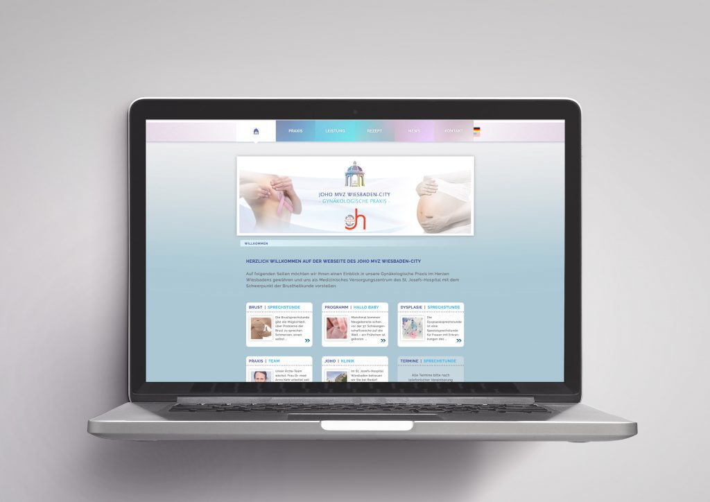 Webdesign Dr. Seabert Startseite