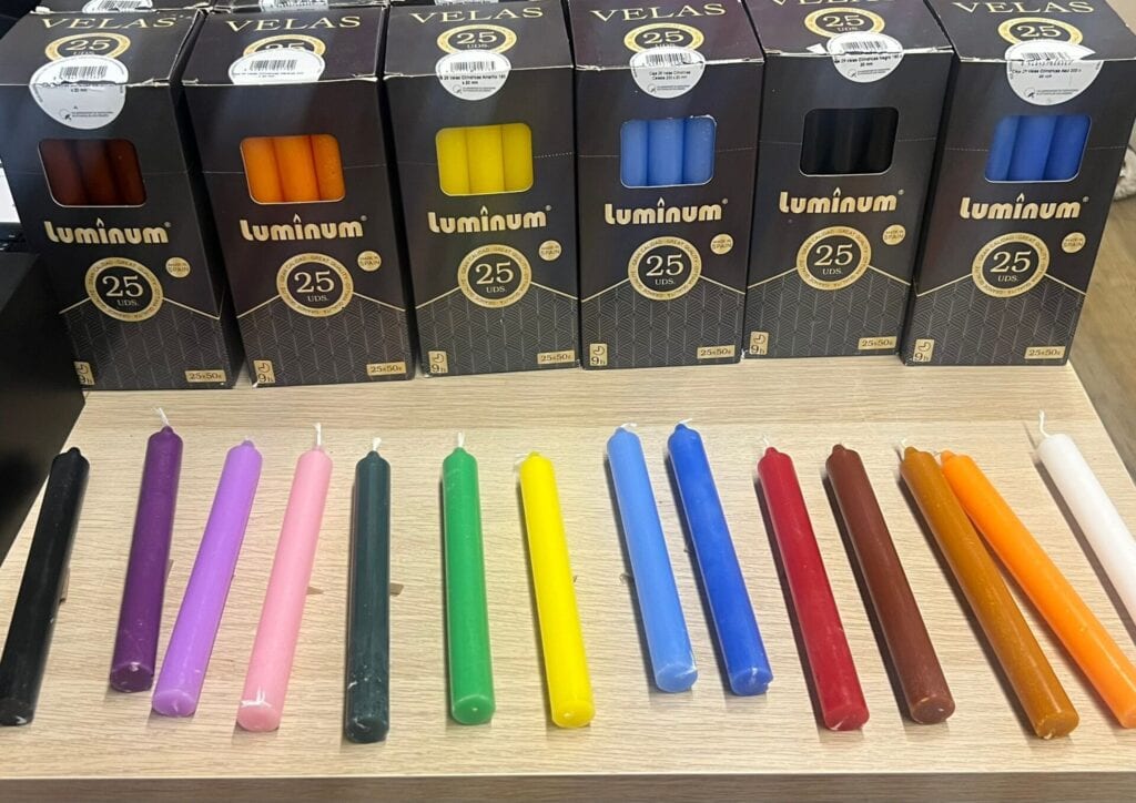 Candela Stilo 20 CM Vari Colori