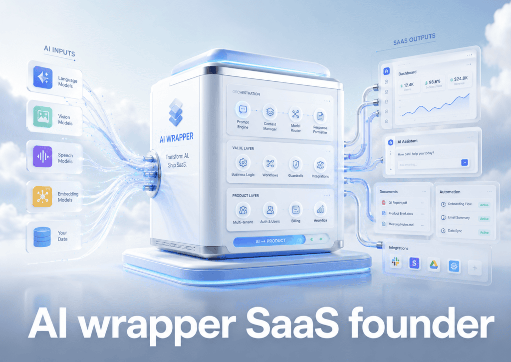 AI wrapper SaaS founder