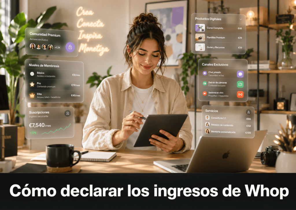 Cómo declarar los ingresos de Whop