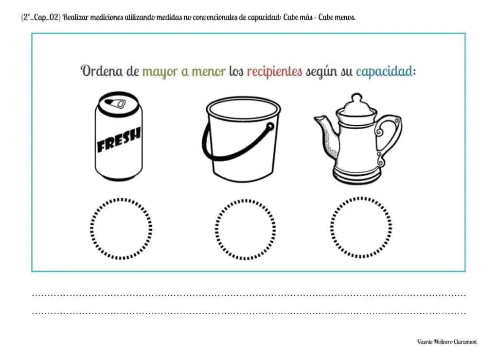 📚 Unidades de Capacidad 📚 2º Educación Primaria