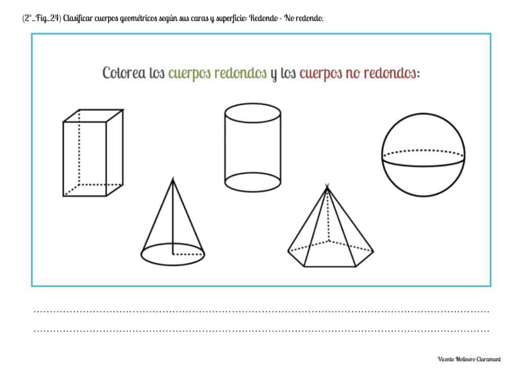 Ejercicios Cuerpos Geometricos 2 Primaria Pdf
