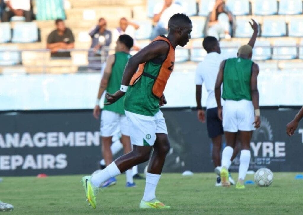 Marvellous Nakamba at Obed Itani Chilume Stadium