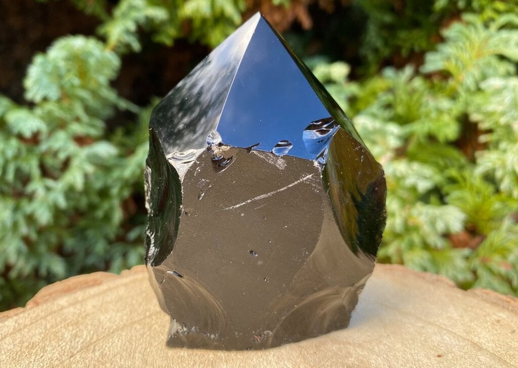 Spiral Crystals UK - Obsidian Cut Base Tower