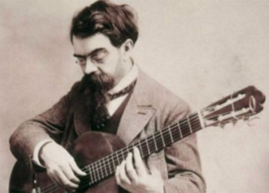 presentation de francisco tarrega en 1900