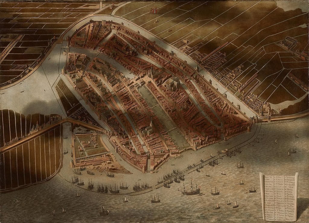 A Window into the Past: Jan Micker’s 1652 Painted Bird’s-Eye View