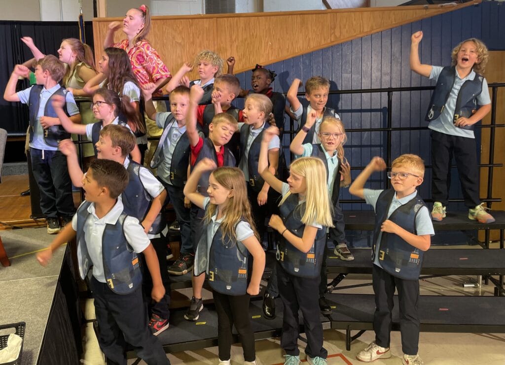 Martin Luther School spring musical Order in the Court performance