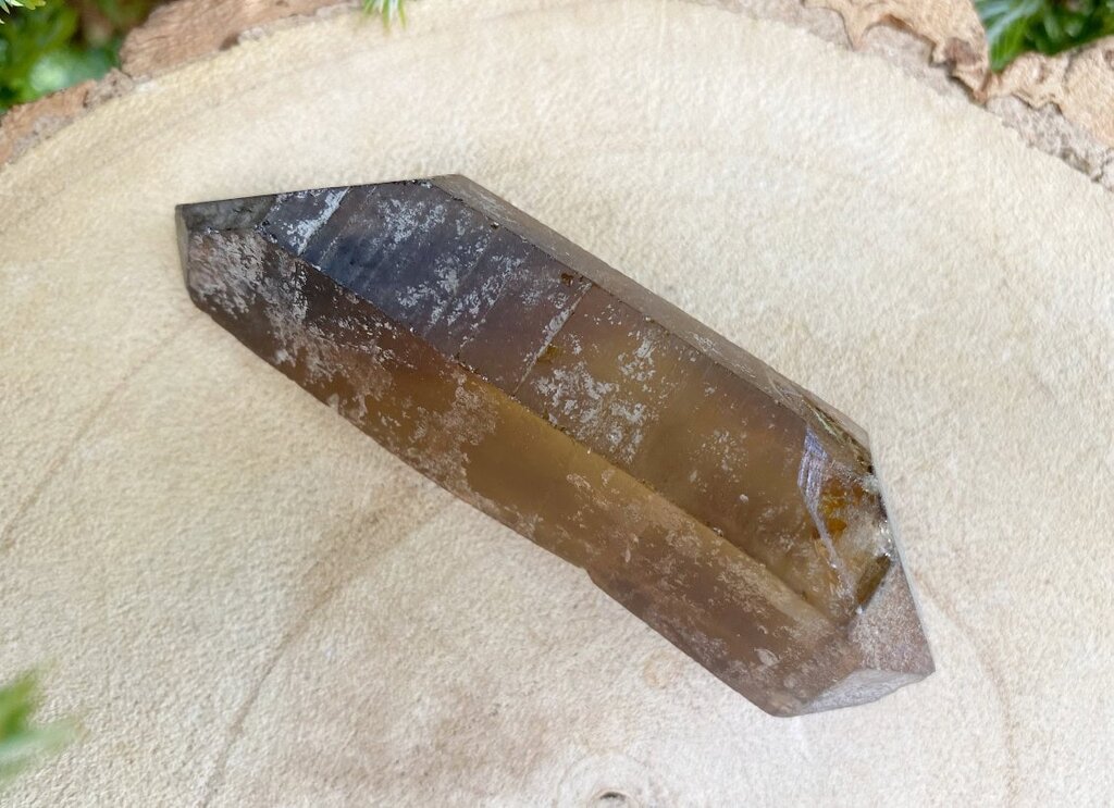 Spiral Crystals UK - Natural Citrine Double Terminated Point Large