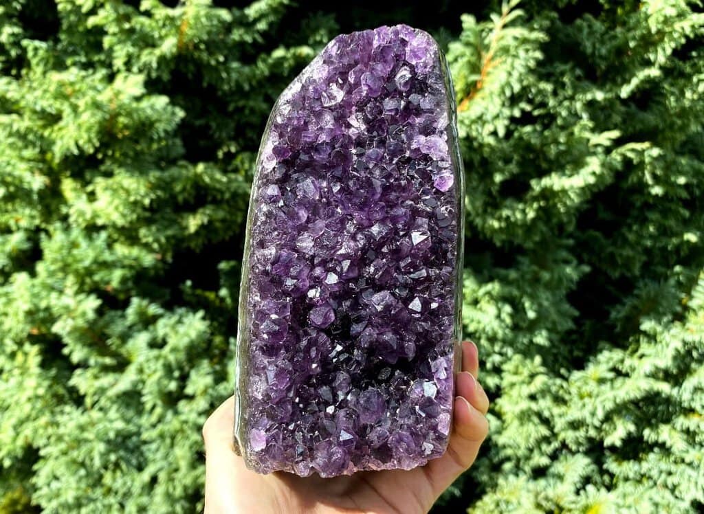 Spiral Crystals UK - Uruguayan Amethyst Cut Base