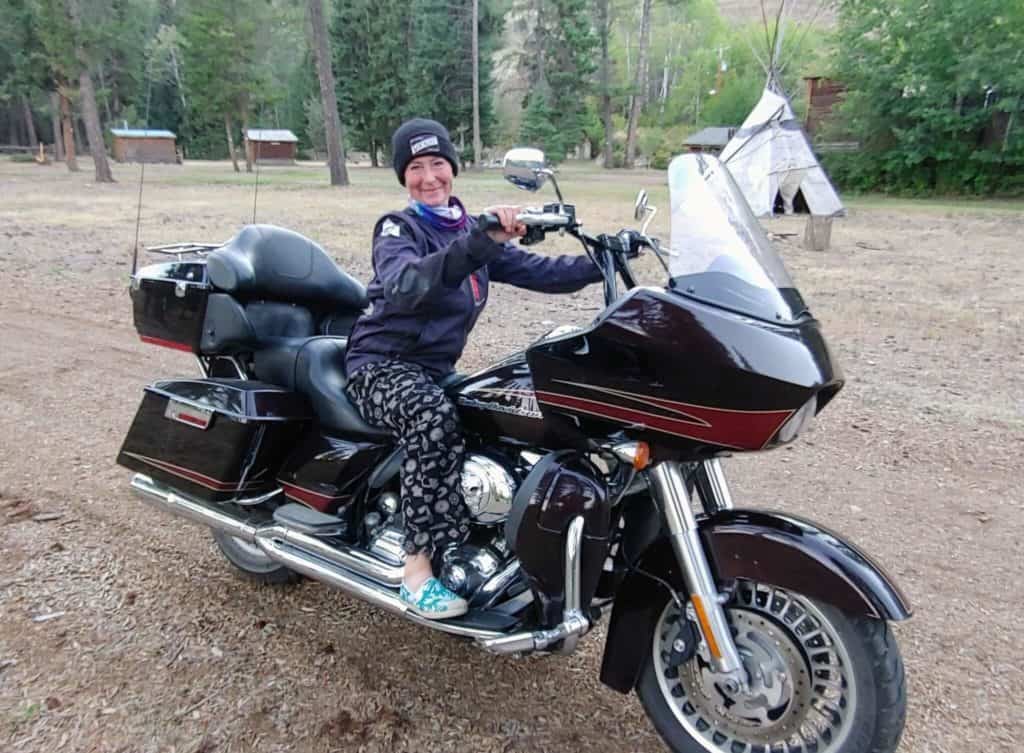 MissVelocity Harley Davidson Horsethief Hideout campgroud
