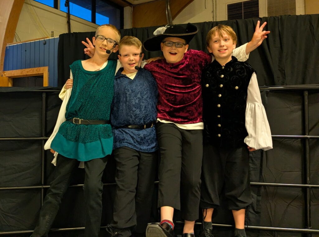 Martin Luther School students performing Out of the Woods spring musical 2026