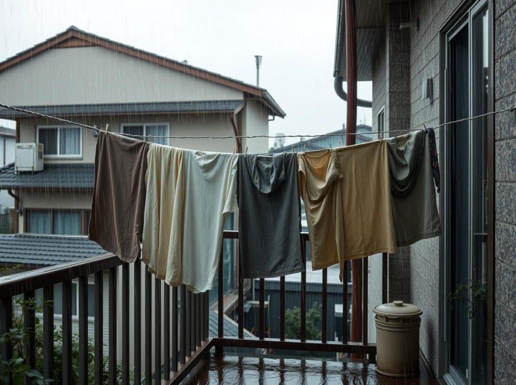 朝干した洗濯物に急な雨｜濡れた後の判断と乾燥機の上手な使い方