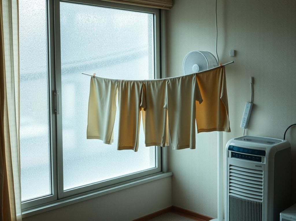 部屋干しする洗濯物と湿気対策