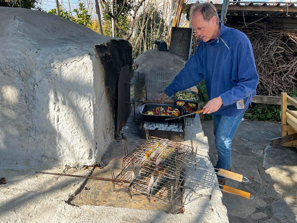 Barbeque am Lehmofen
