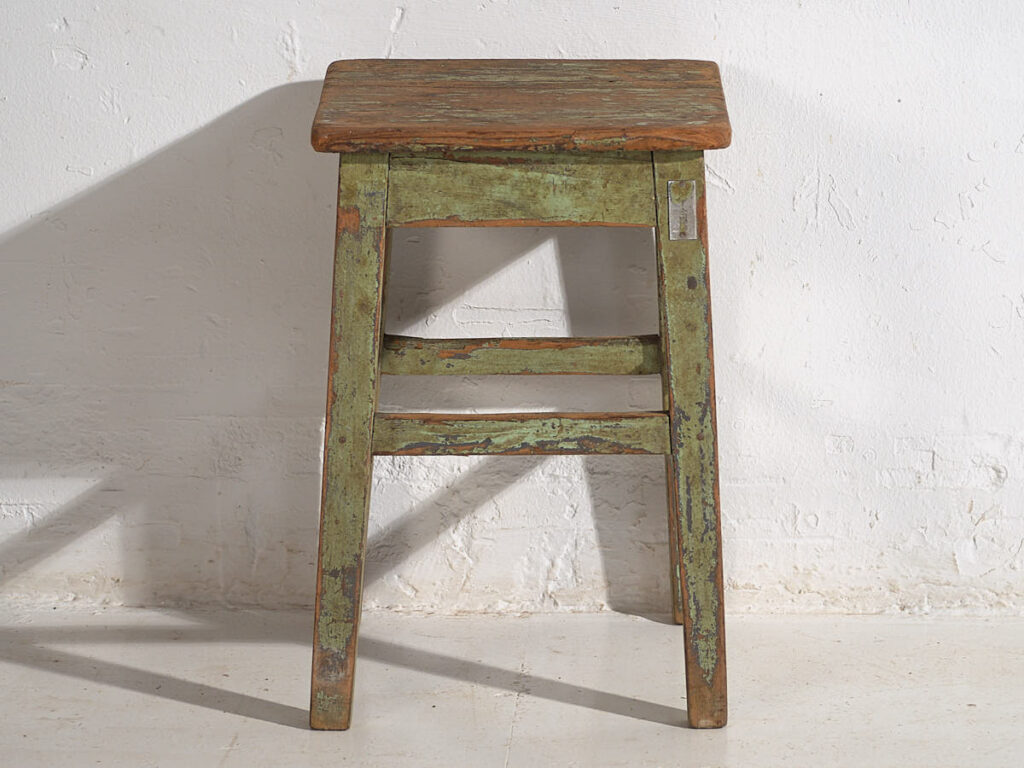 Antique green coffee table (c.1900) #7