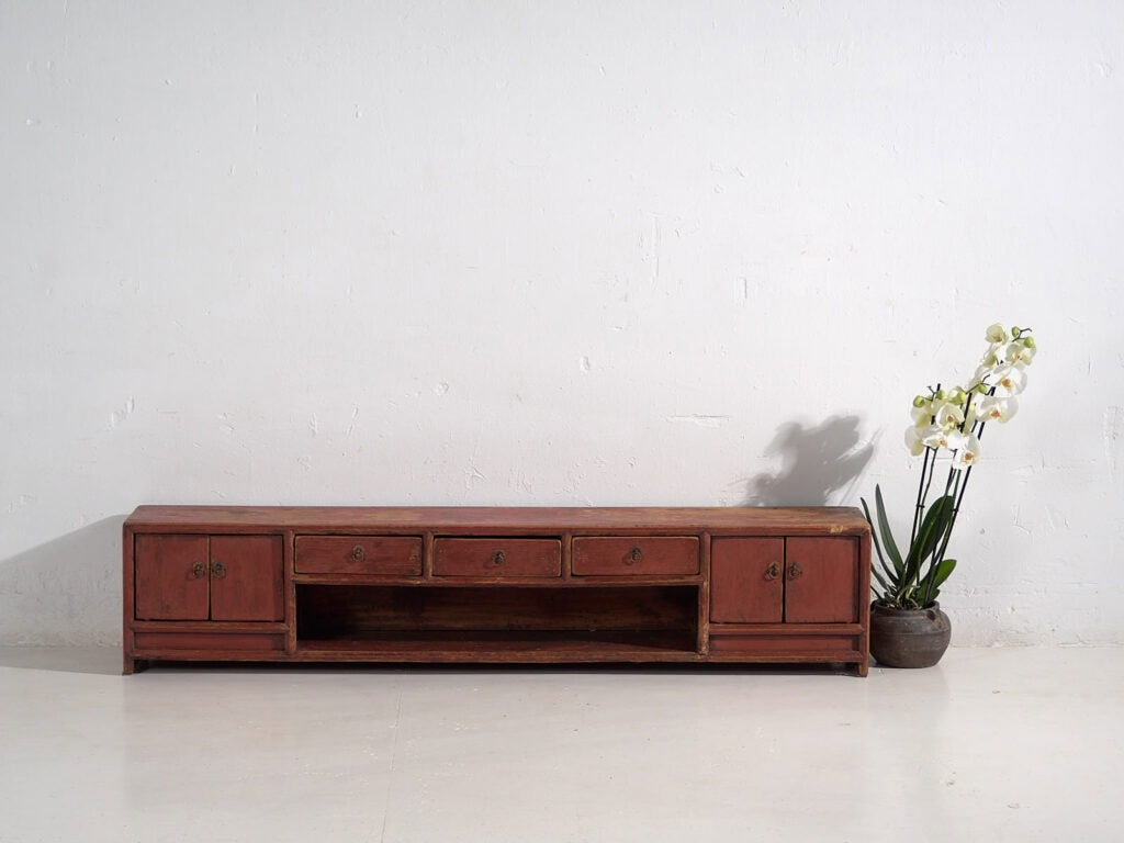 Mueble TV antiguo con puertas dobles (c.1900) #32