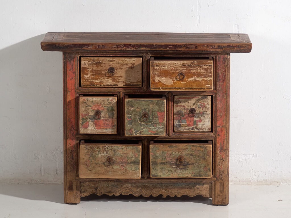 Aparador asiático antiguo (c.1900) #66